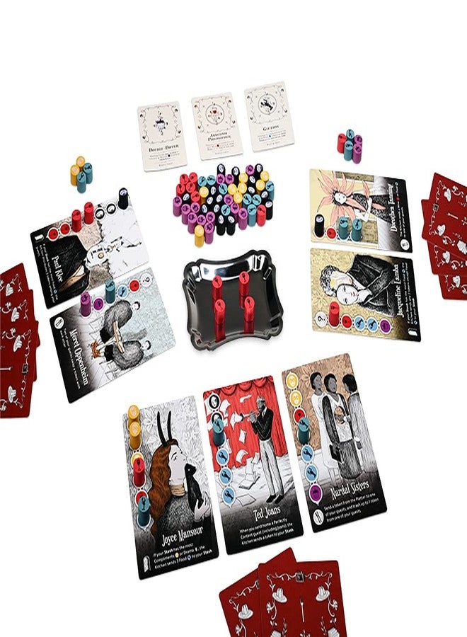 Resonym Surrealist Dinner Party, Whimsical and Strategic Card Game, Ages 13+, 2 to 4 Players, Games - Image 3